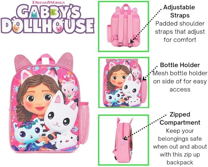 Gabby’S Dollhouse Backpack 14inch FK-023127 - Image 5