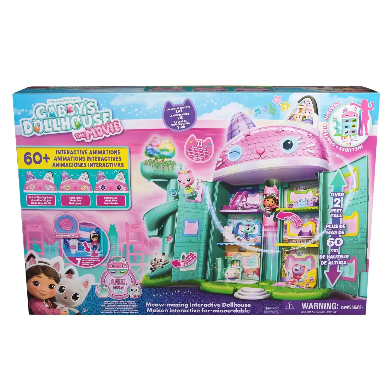 Gabby’s Dollhouse Movie Deluxe Interactive Dollhouse