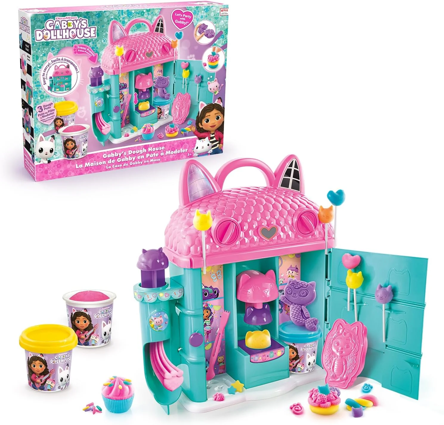 Gabby’s Magic House of Clay (GAB 023) – Creative Clay Playset for Kids