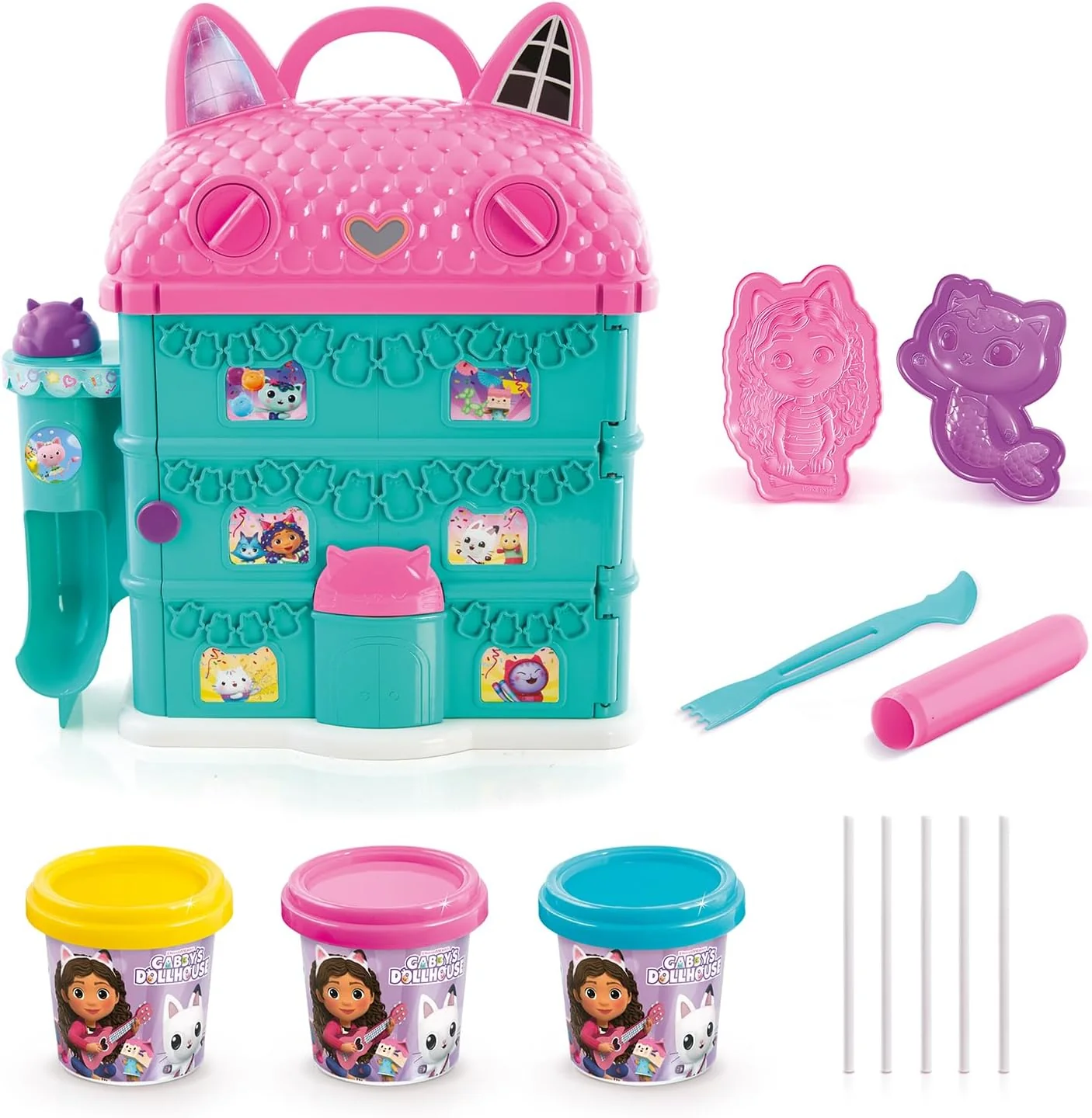 Gabby’s Magic House of Clay (GAB 023) – Creative Clay Playset for Kids - Image 9
