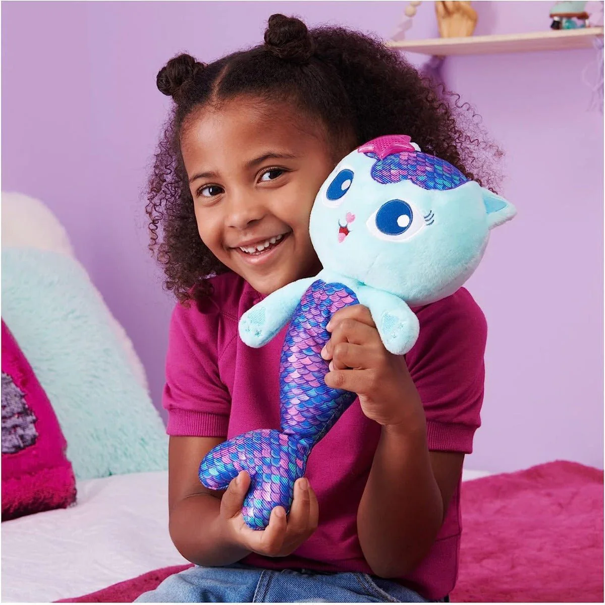 Gabby's Doll House Talking Mercat Feature Plush 13inch 6064359 - Image 7