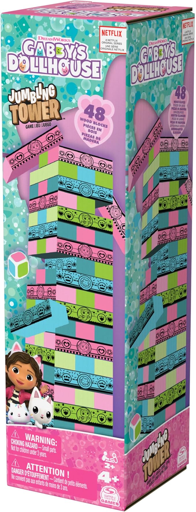 Gabby's Dollhouse Jumbling Tower Game 6066778 - Image 4