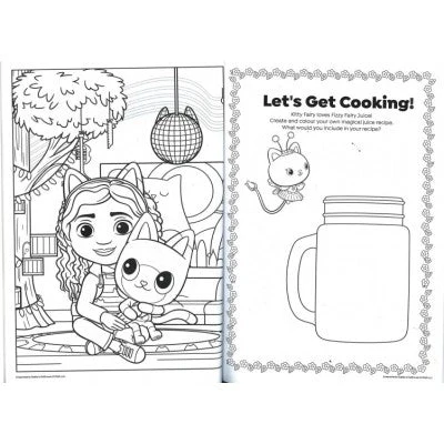 Gabby's Dollhouse Jumbo Coloring Book - Image 2