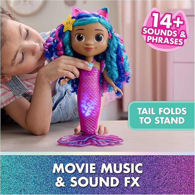 Gabby's Doll House Movie Feature Mermaid Doll With Sounds 6074338 - Image 2