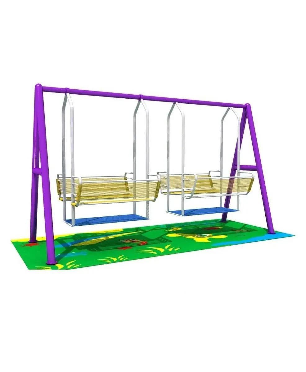 Garden Twin Swing Metal Q035 - Image 5