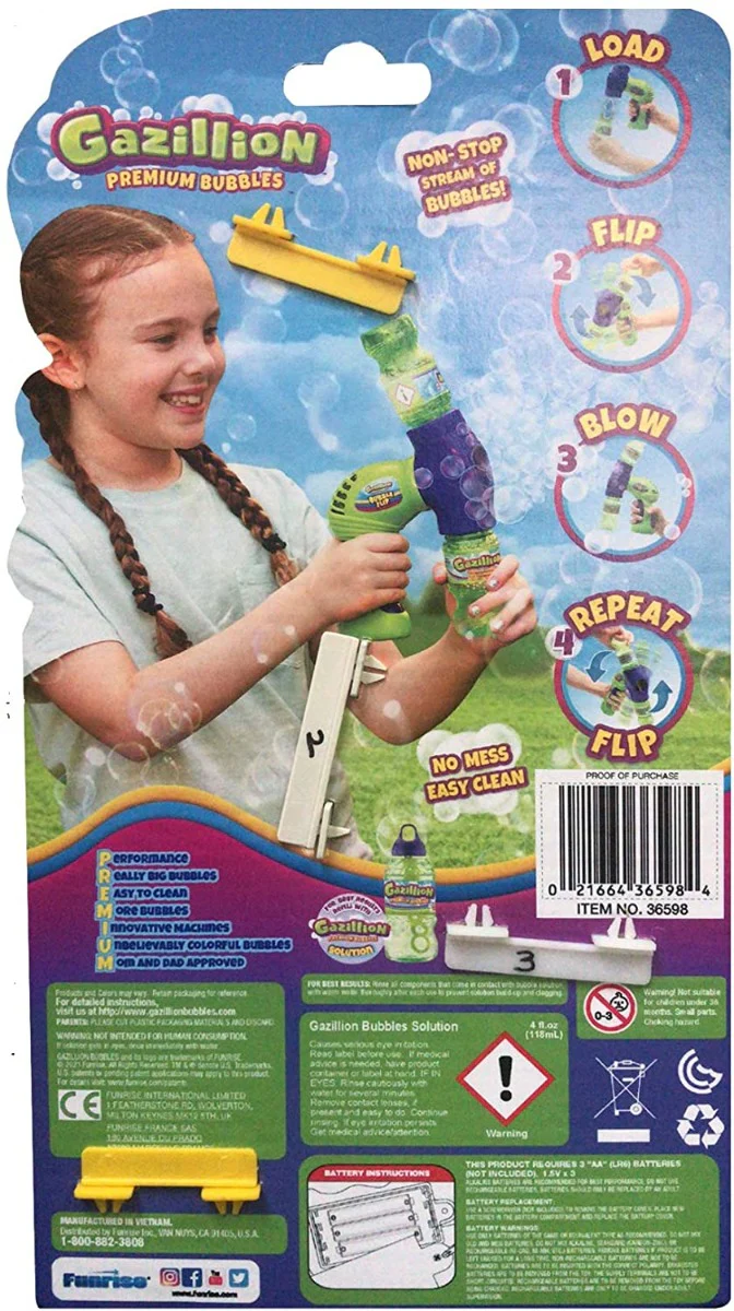 Gazillion Bubble Flip with 4oz 36598