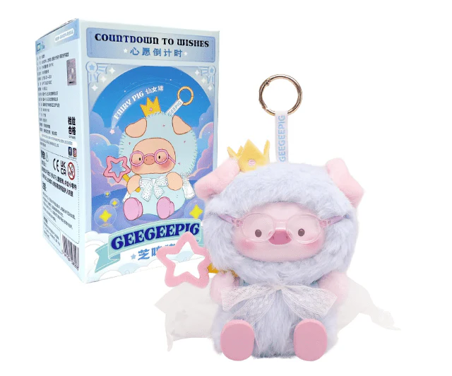 Upset Duck Geegeepig Countdown To Wishes Plush Keychain