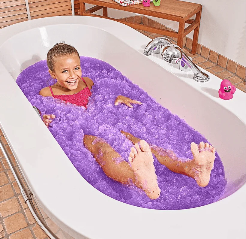 Gelli Baff Purple Aqua With 2 Crackle 600g 6614 - Image 2