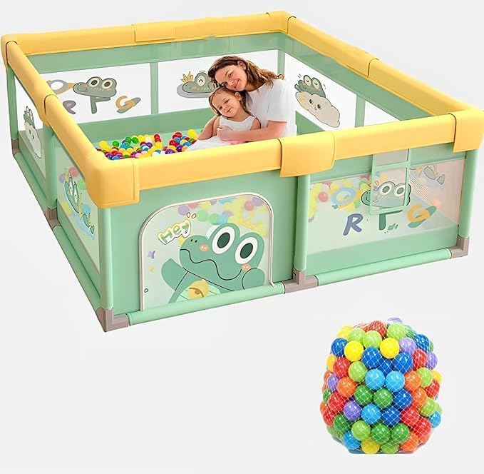 Geoby Villa 4in1 Play Yard Green H8336-W5WG
