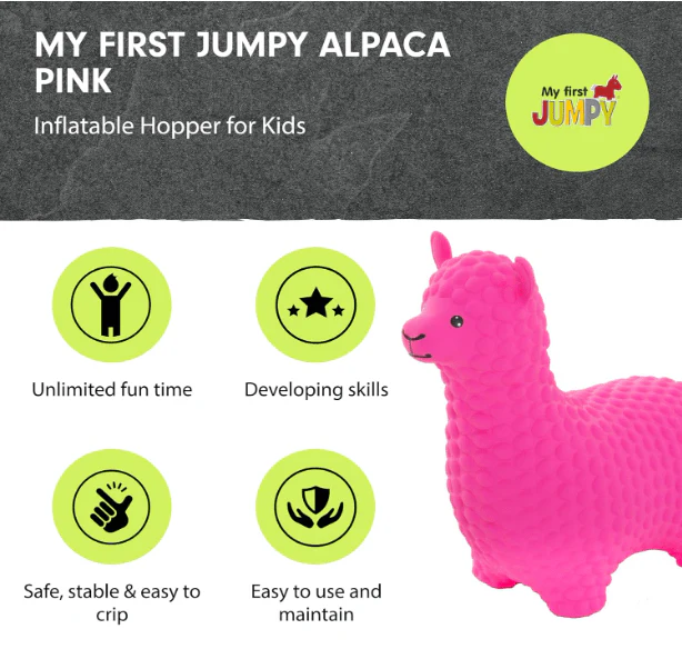 My First Jumpy Alpaca Pink GT69406 - Image 6