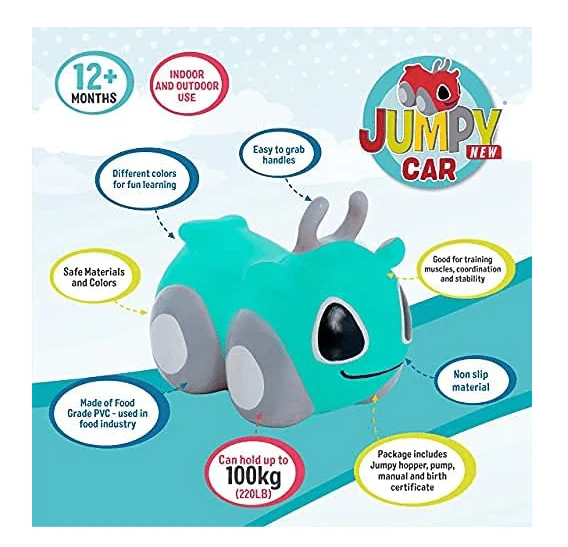 My First Jumpy Car Mint Green GT69376 - Image 3