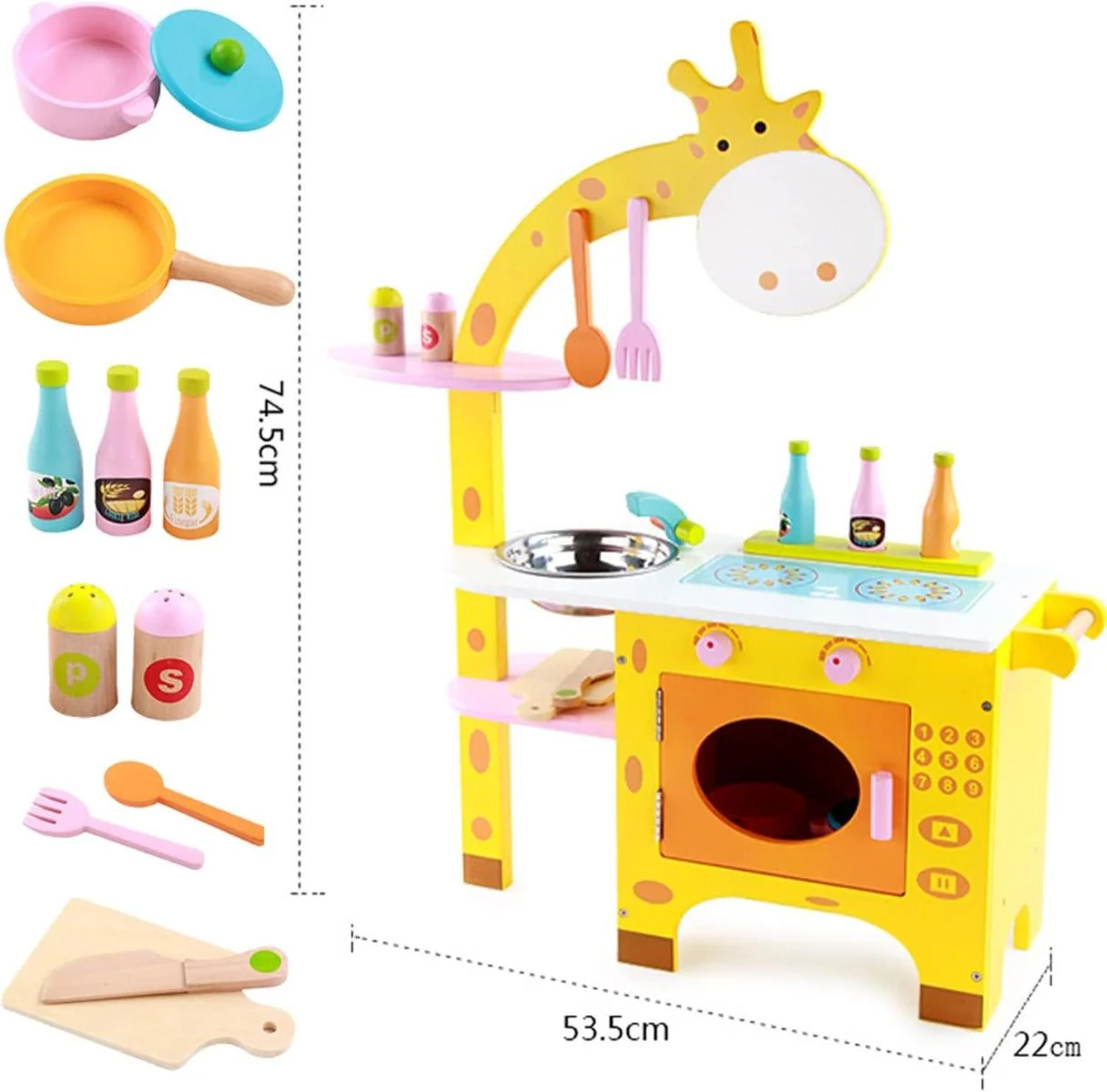 Giraffe Kitchen Set MSN15029 - Image 5