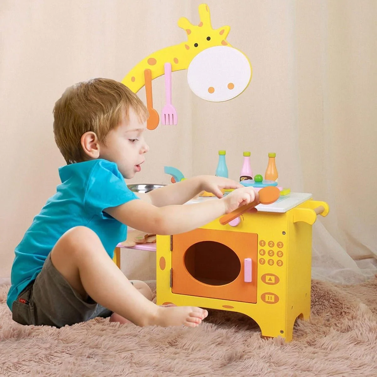 Giraffe Kitchen Set MSN15029 - Image 6
