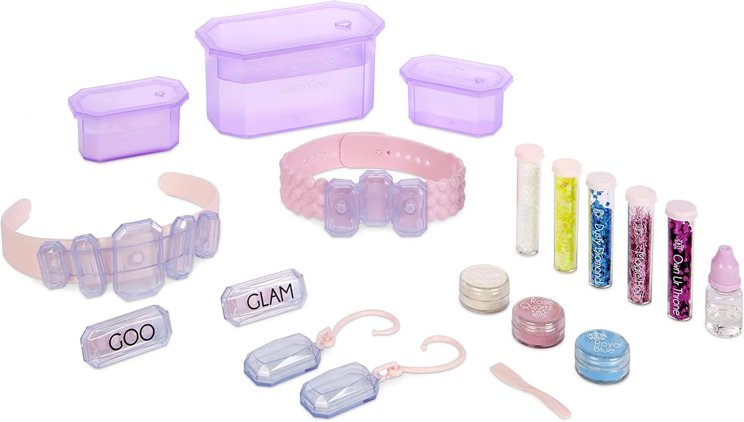Glam Goo Jewel Fashion Slime Kit – Sparkle DIY Set - Image 2