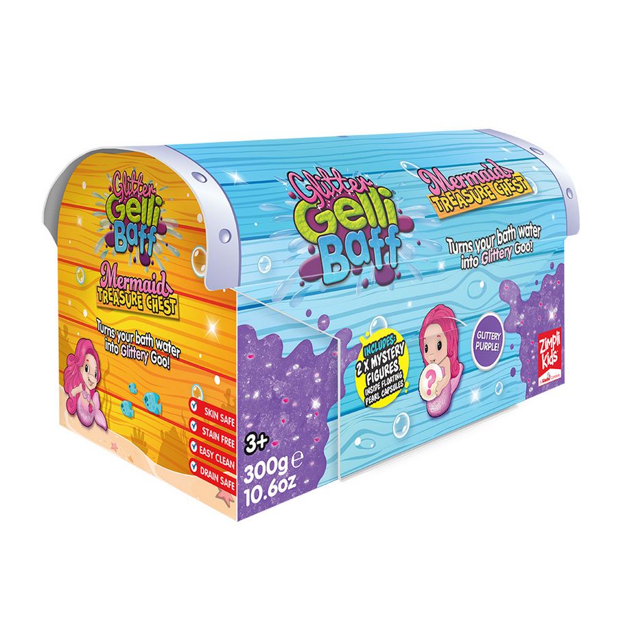 Glitter Gelli Baff Mermaid Treasure Chest 6199