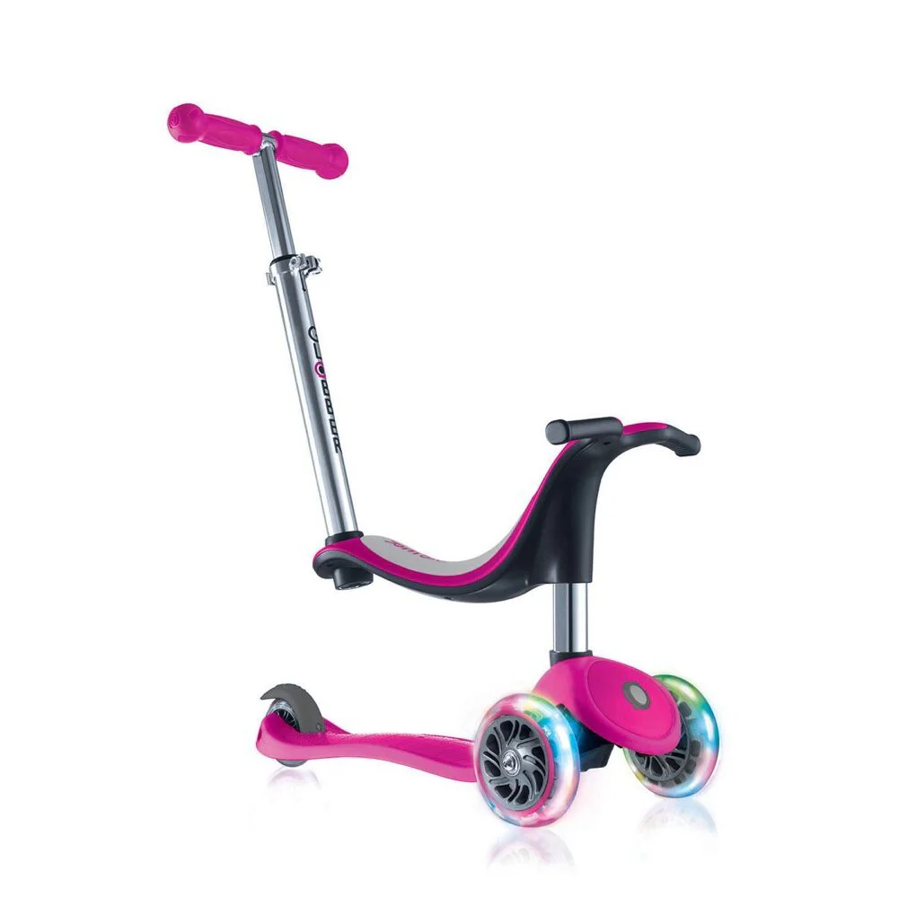 Globber Evo Convertible Scooter 4 In 1 with Lights