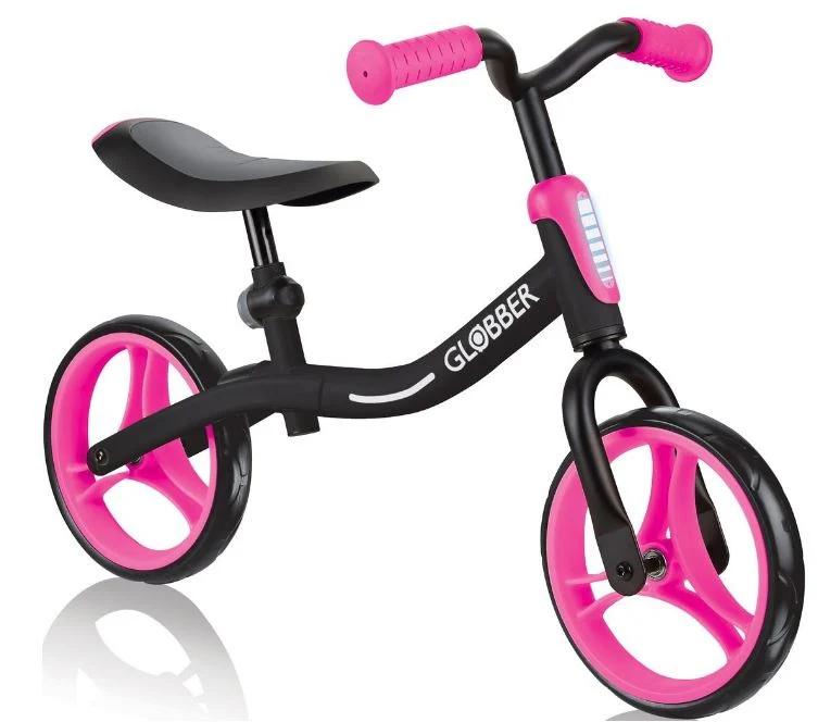 Globber Go Balance Bike Black Neon Pink 610-132 - Image 2