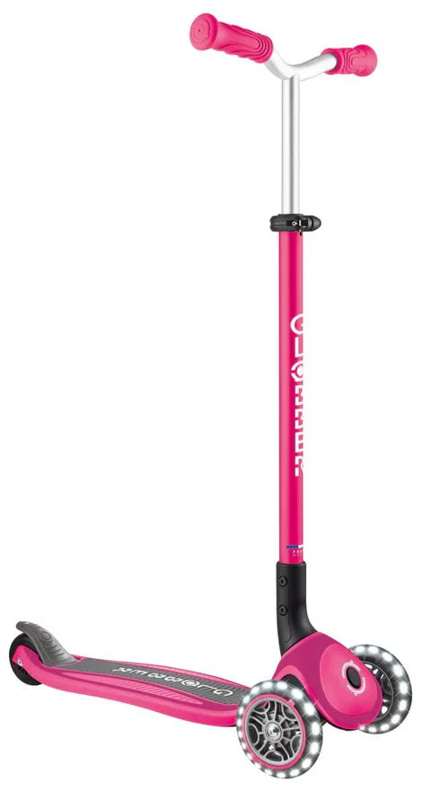 Globber Master Lights Scooter - Fushia Pink 663-110