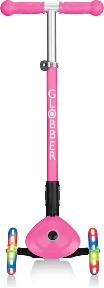 Globber Primo Foldable Fantasy Lights - Neon Pink/Flowers 434-110 - Image 5