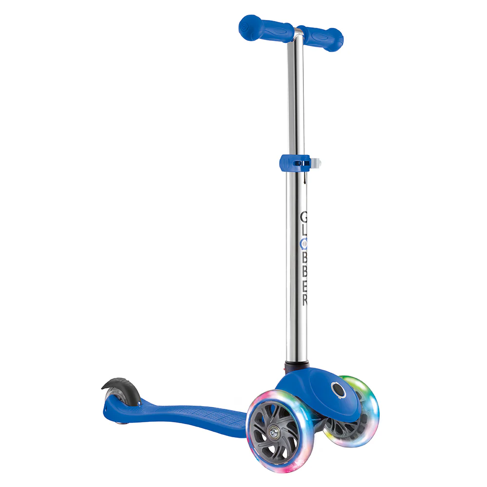 Globber Primo Star Light Scooter - Navy Blue