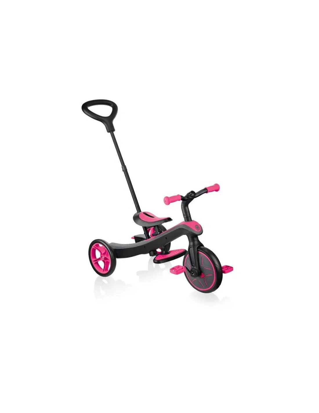 Globber Trike Explorer Tricycle 4 In 1 - Fuchsia Pink 632-110-2 - Image 2