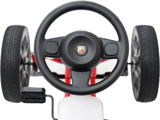 Go Cart Abarth Pedal Car White LB-9388A/PB9388A - Image 2