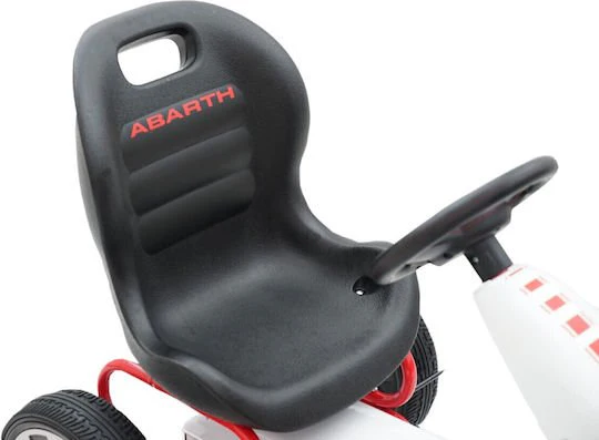 Go Cart Abarth Pedal Car White LB-9388A/PB9388A - Image 4
