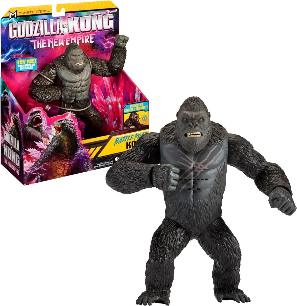 Godzilla x Kong The New Empire: Rattle Roar Kong Figure 7inch - Image 2