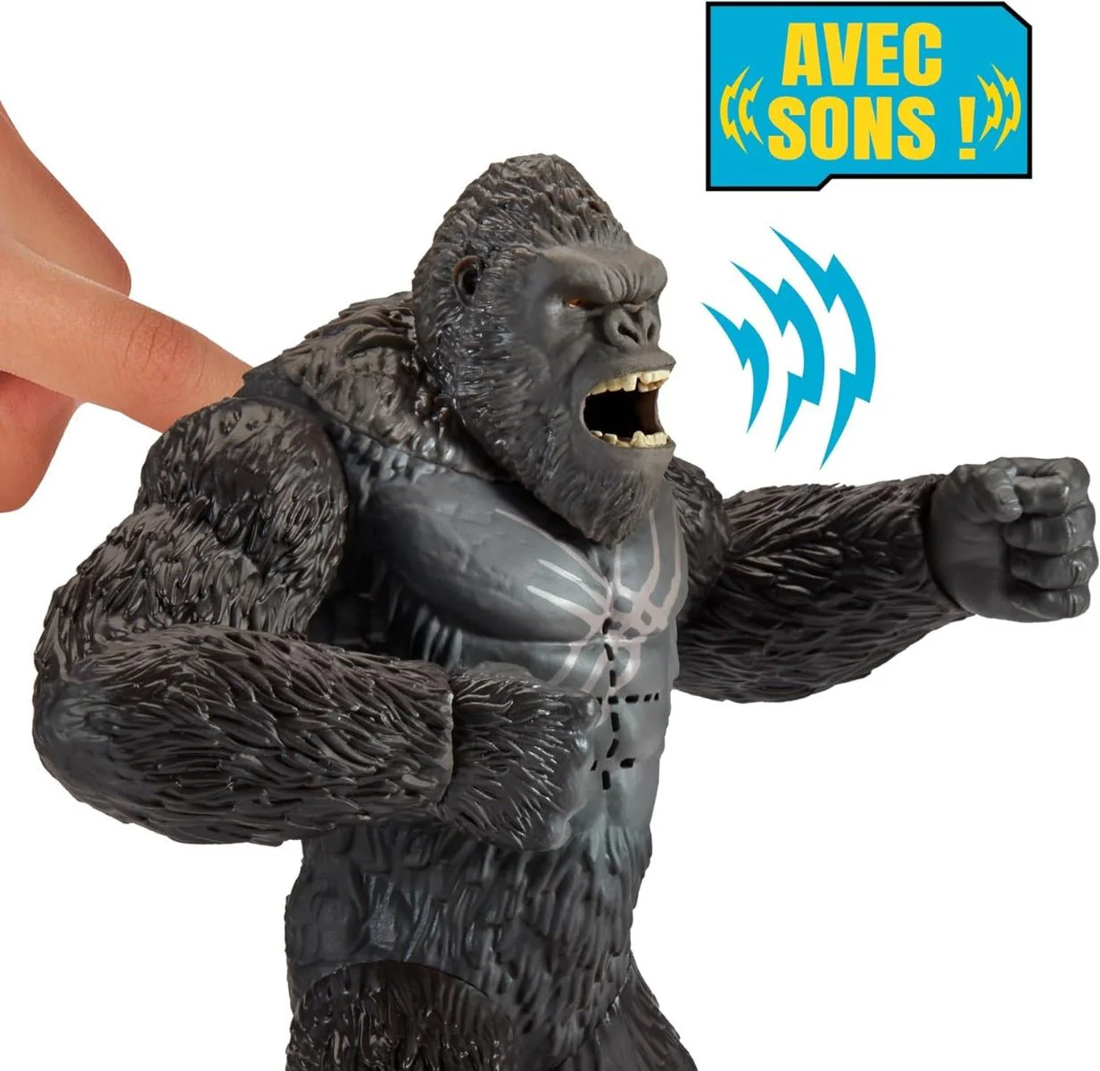 Godzilla x Kong The New Empire: Rattle Roar Kong Figure 7inch - Image 4