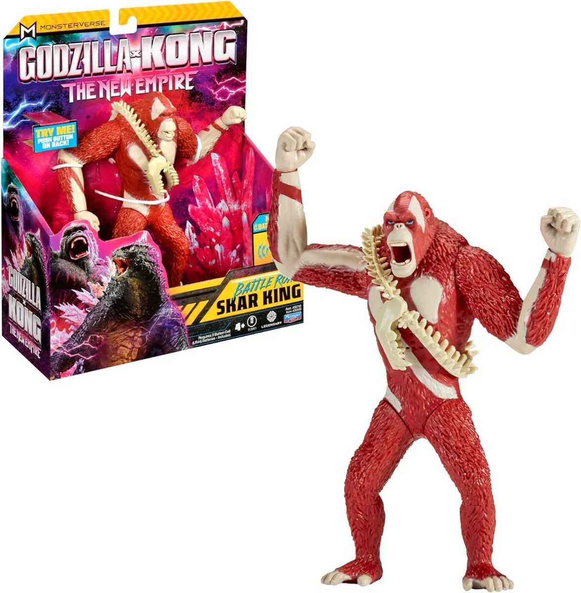 Godzilla x Kong The New Empire: Rattle Roar Skar King Figure 7inch - Image 2