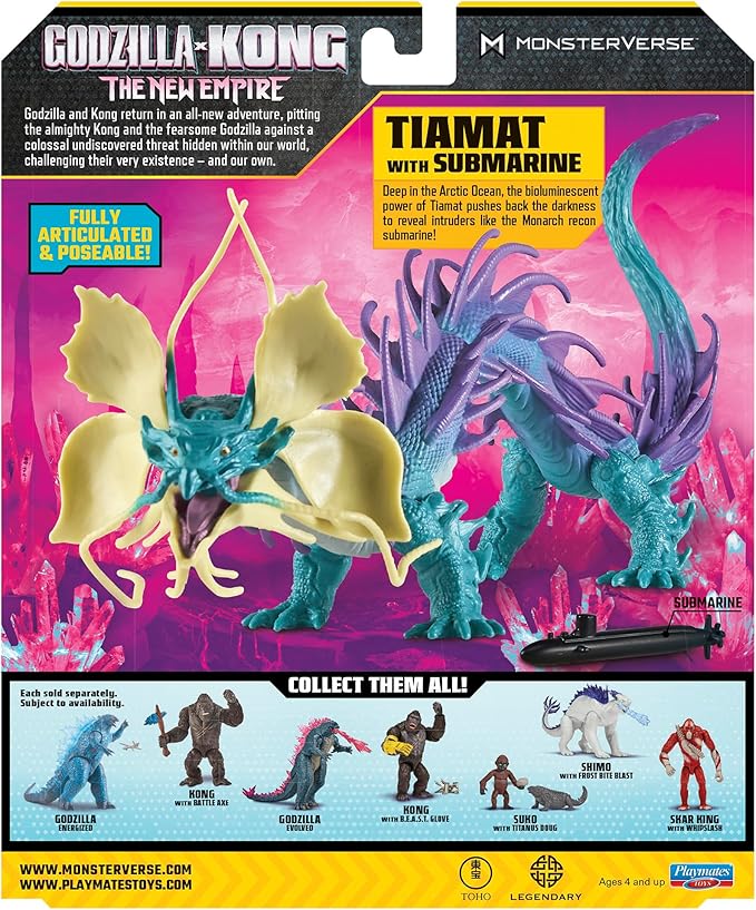 Godzilla x Kong The New Empire: Tiamat with Submarine 6inch 35214 - Image 4