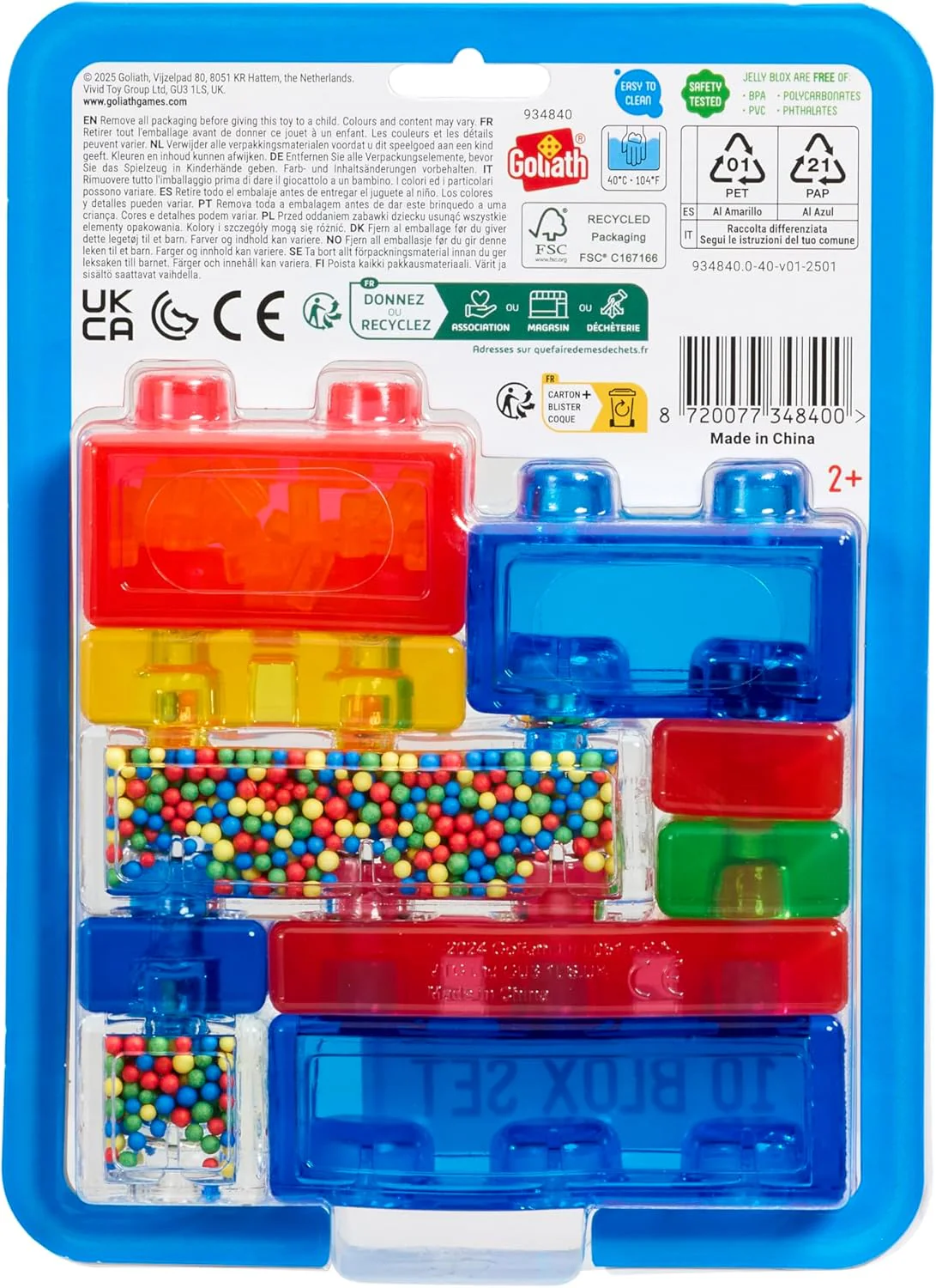 Goliath Jelly Blox 10-Piece Sensory Building Set - Image 3