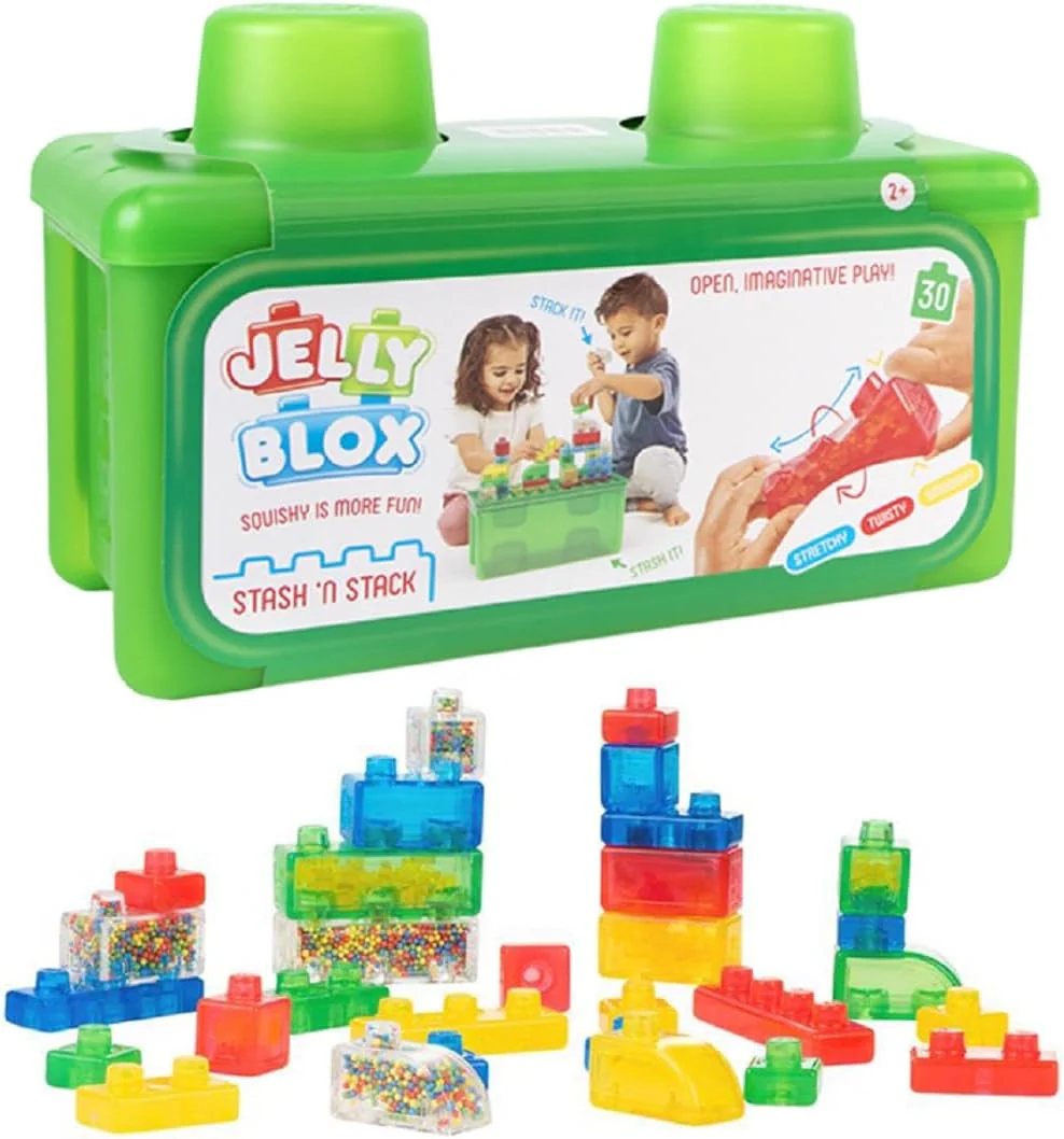 Jelly Blox Stash & Stack 2-In-1 Storage Case 931693