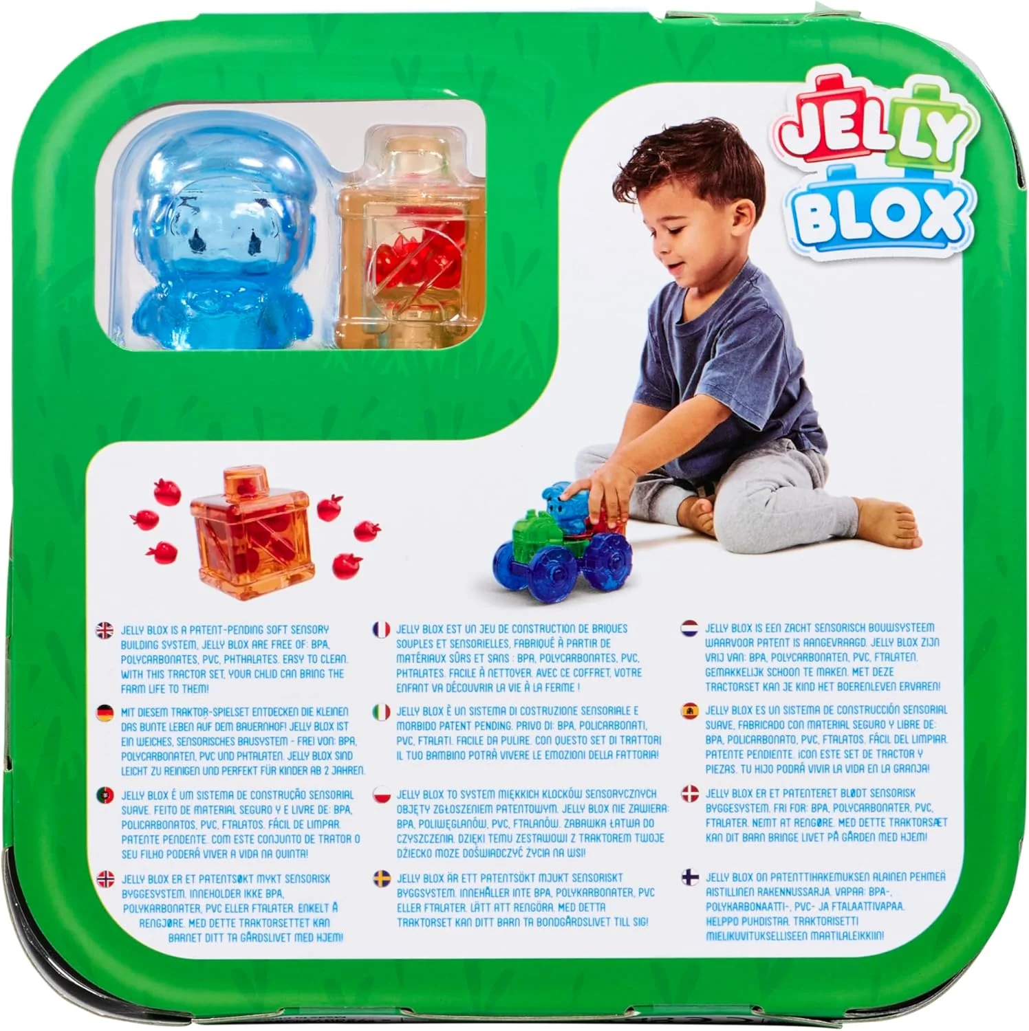 Goliath Jelly Blox Tractor Set – 12 Piece Sensory Building Blocks - Image 6