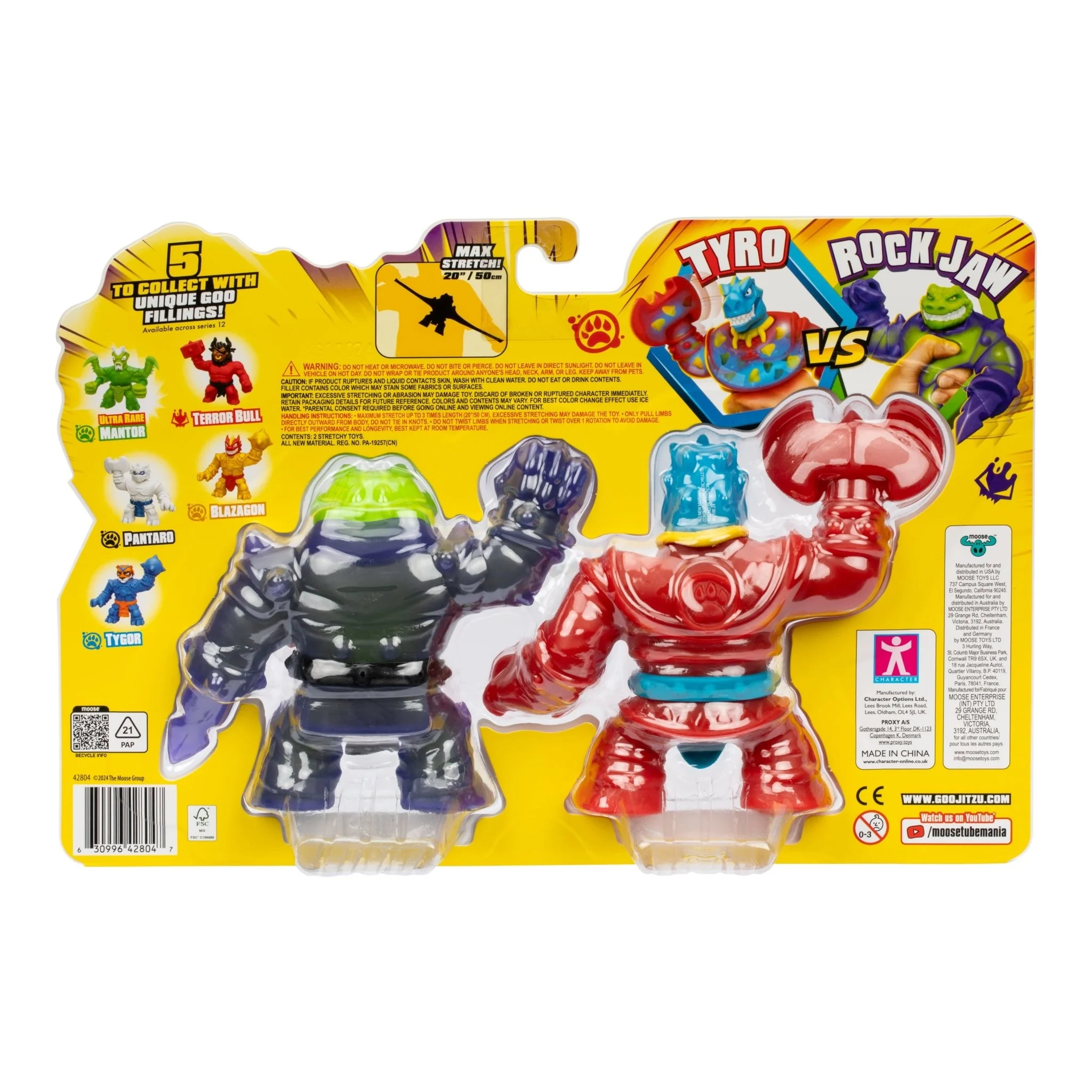 Heroes Of Goo Jit Zu S12 Smash Strikers Versus Tyro VS Rock Jaw 42804 - Image 3