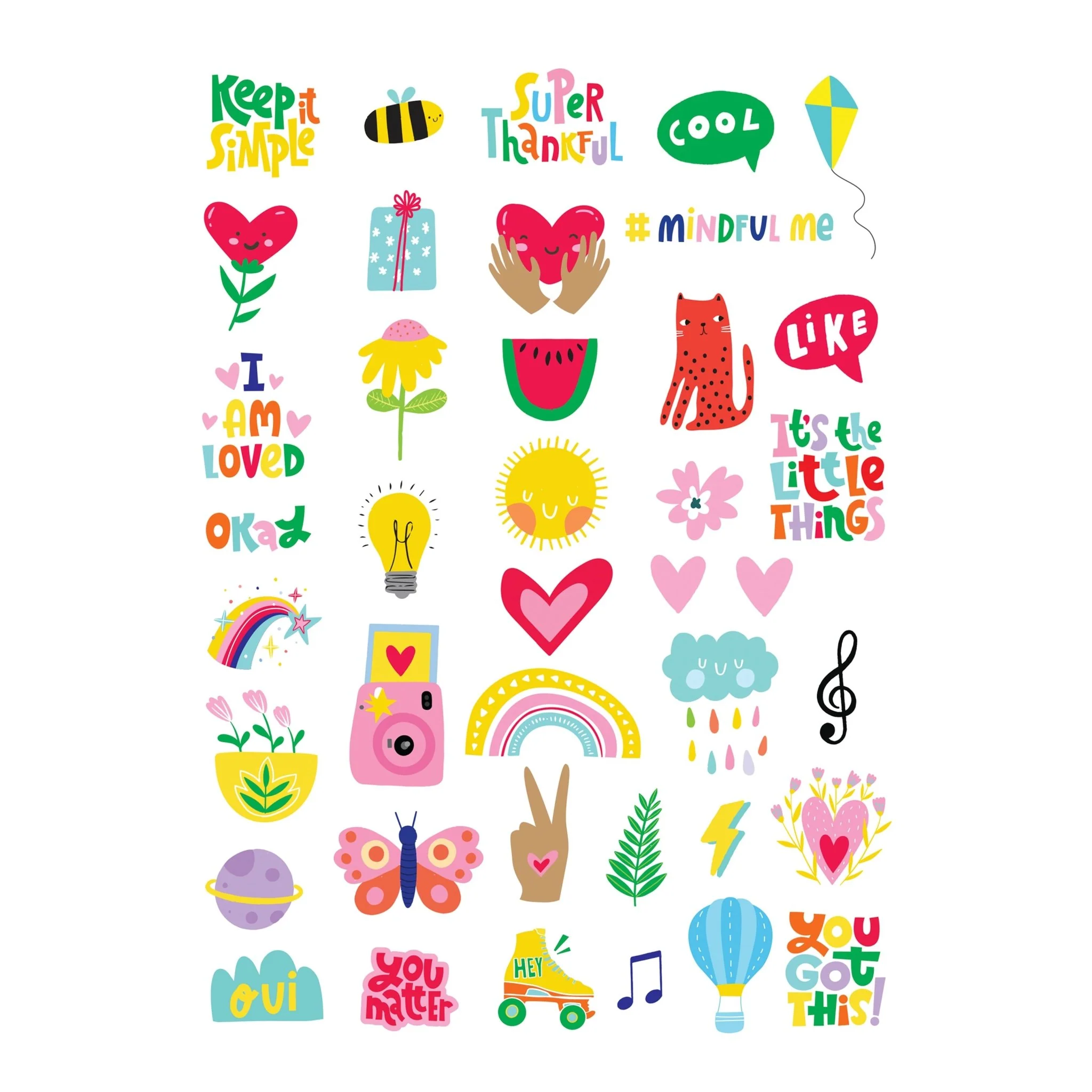 Hinkler Mindful Me Gratitude with Attitude Tattoo Activity Book 152820 - Image 2