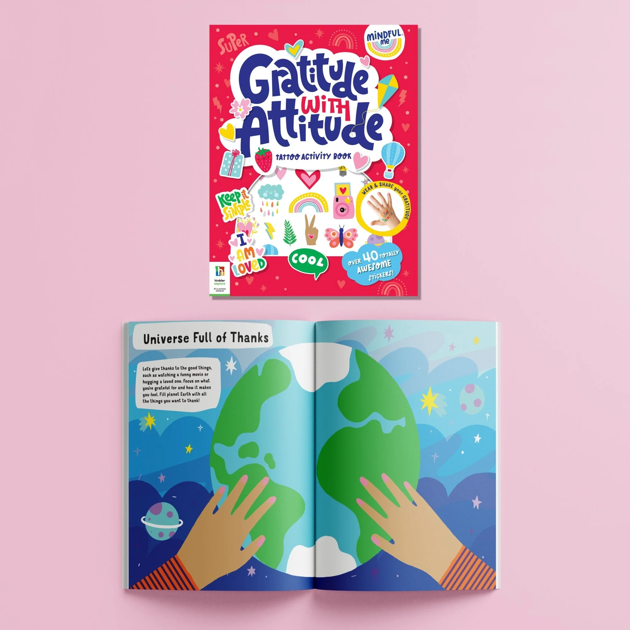 Hinkler Mindful Me Gratitude with Attitude Tattoo Activity Book 152820 - Image 3