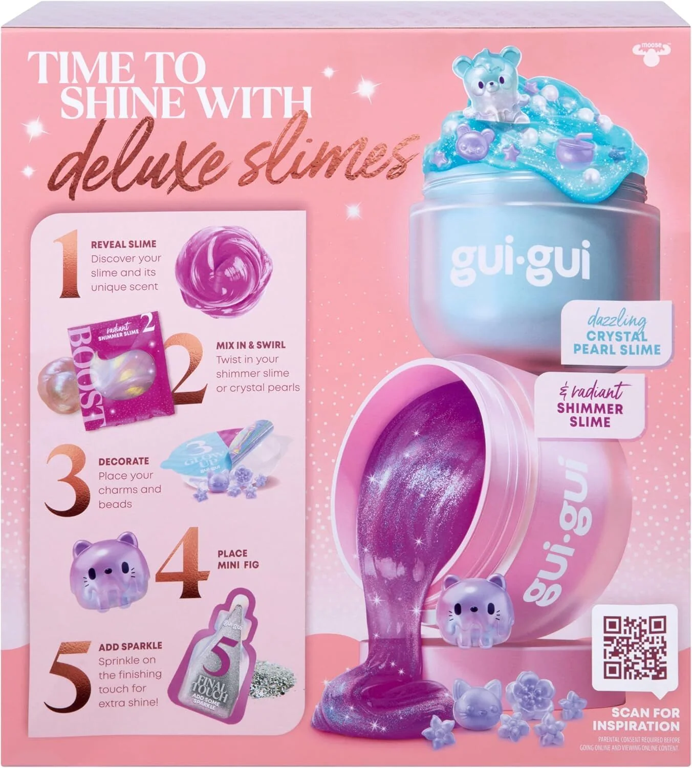Gui Gui Shimmer Slime Deluxe Twin Pack 90738 - Image 8