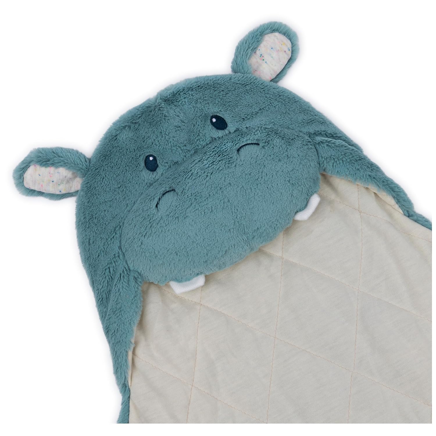 Gund Oh So Snuggly Blanket Wrap Hippo 6066059 - Image 3