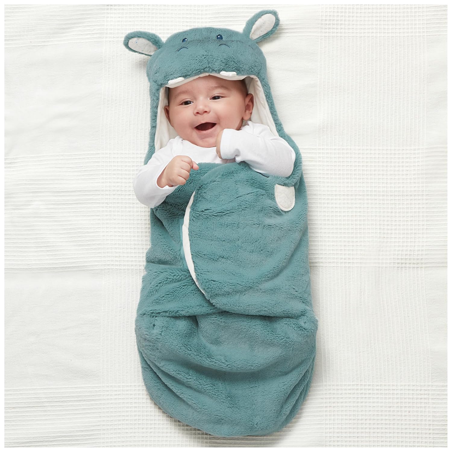 Gund Oh So Snuggly Blanket Wrap Hippo 6066059 - Image 7