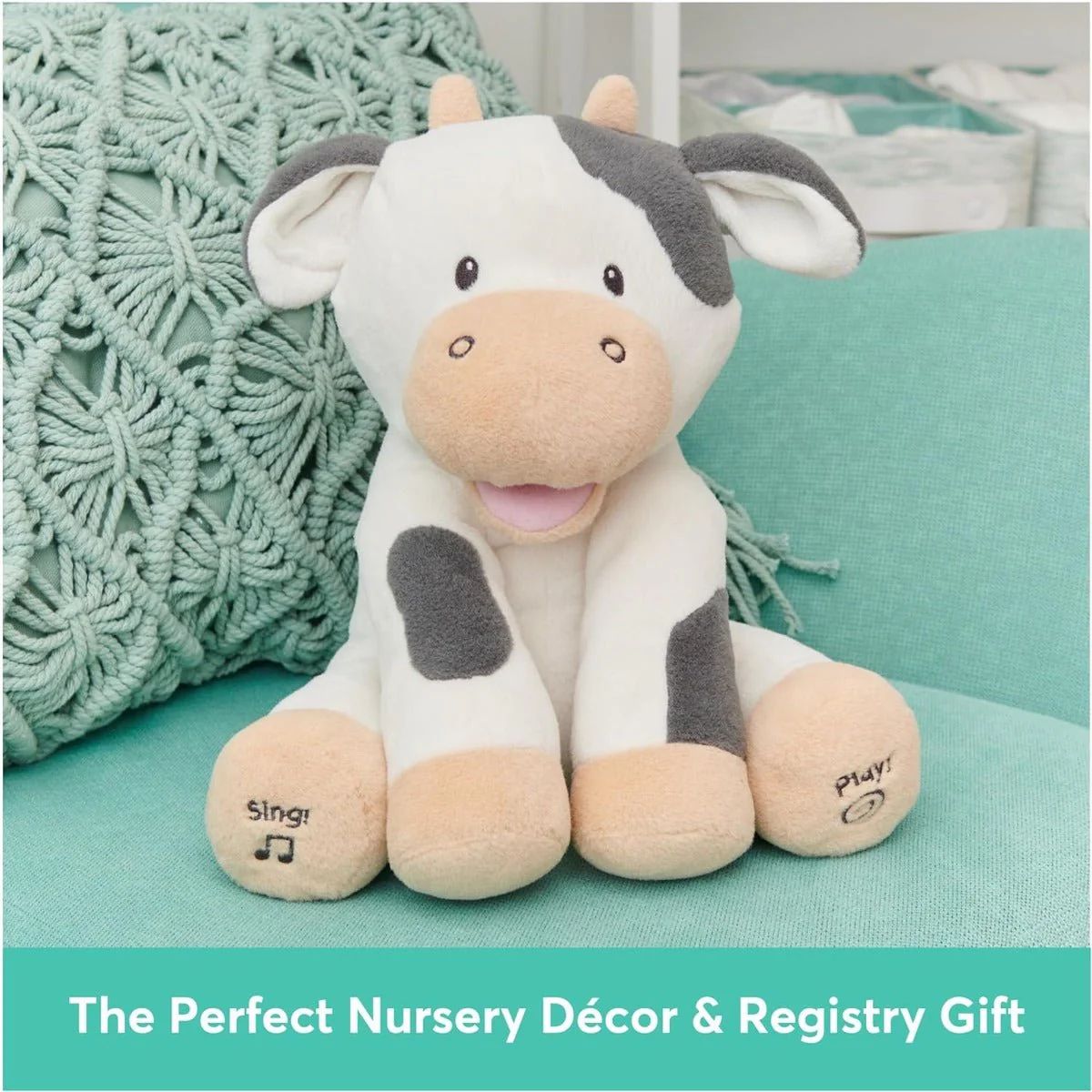 Gund Story Time Buttermilk Cow Animated 6066847 - Image 7