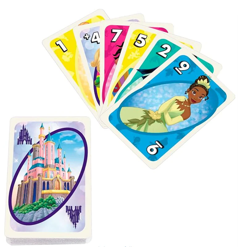 UNO Disney Princess Card Game GYY69 - Image 3