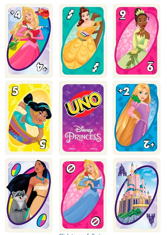 UNO Disney Princess Card Game GYY69 - Image 4