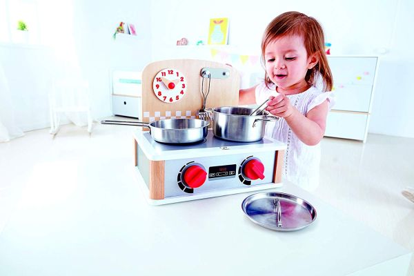 Hape 2-in-1 Kitchen & Food Grill Set - Image 4