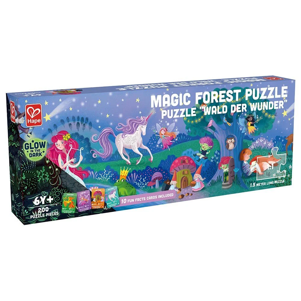 Hape 200pc Glow-in-the-Dark Magic Forest Puzzle (150 x 300cm)