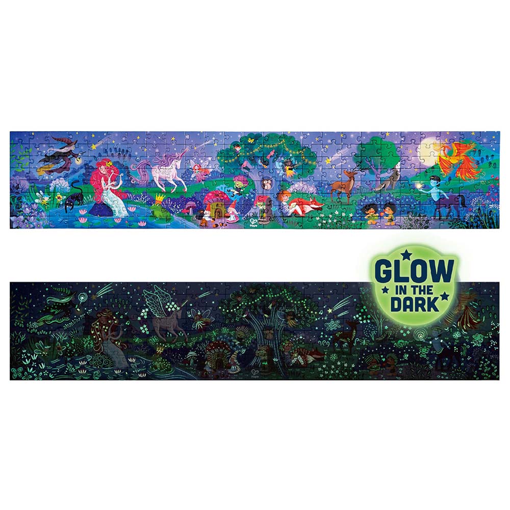 Hape 200pc Glow-in-the-Dark Magic Forest Puzzle (150 x 300cm) - Image 4