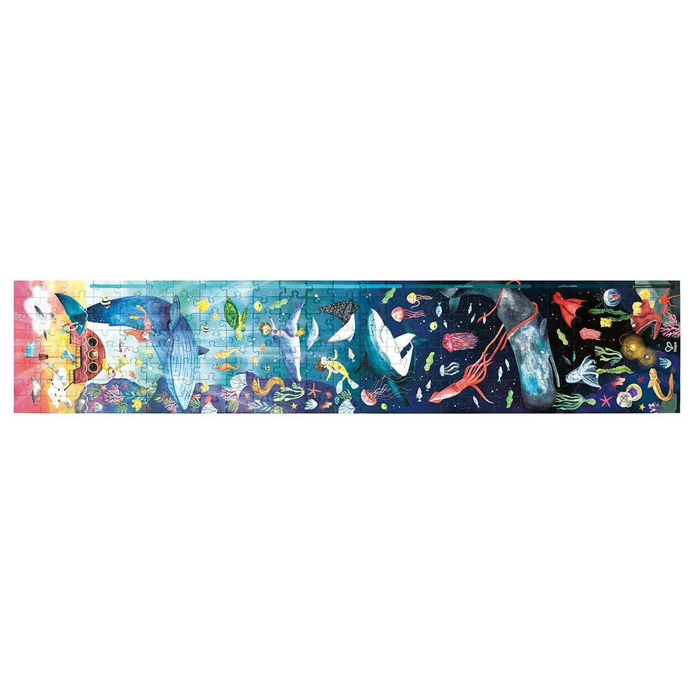 Hape 200pc Glow-in-the-Dark Ocean Life Puzzle (150 x 300cm) - Image 2