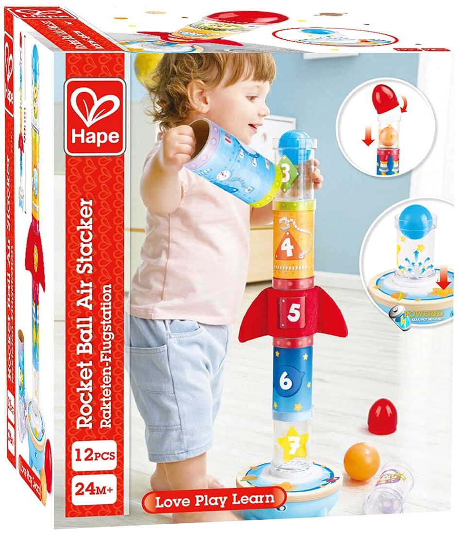 Hape Air-Powered Rocket Ball Air Stacker