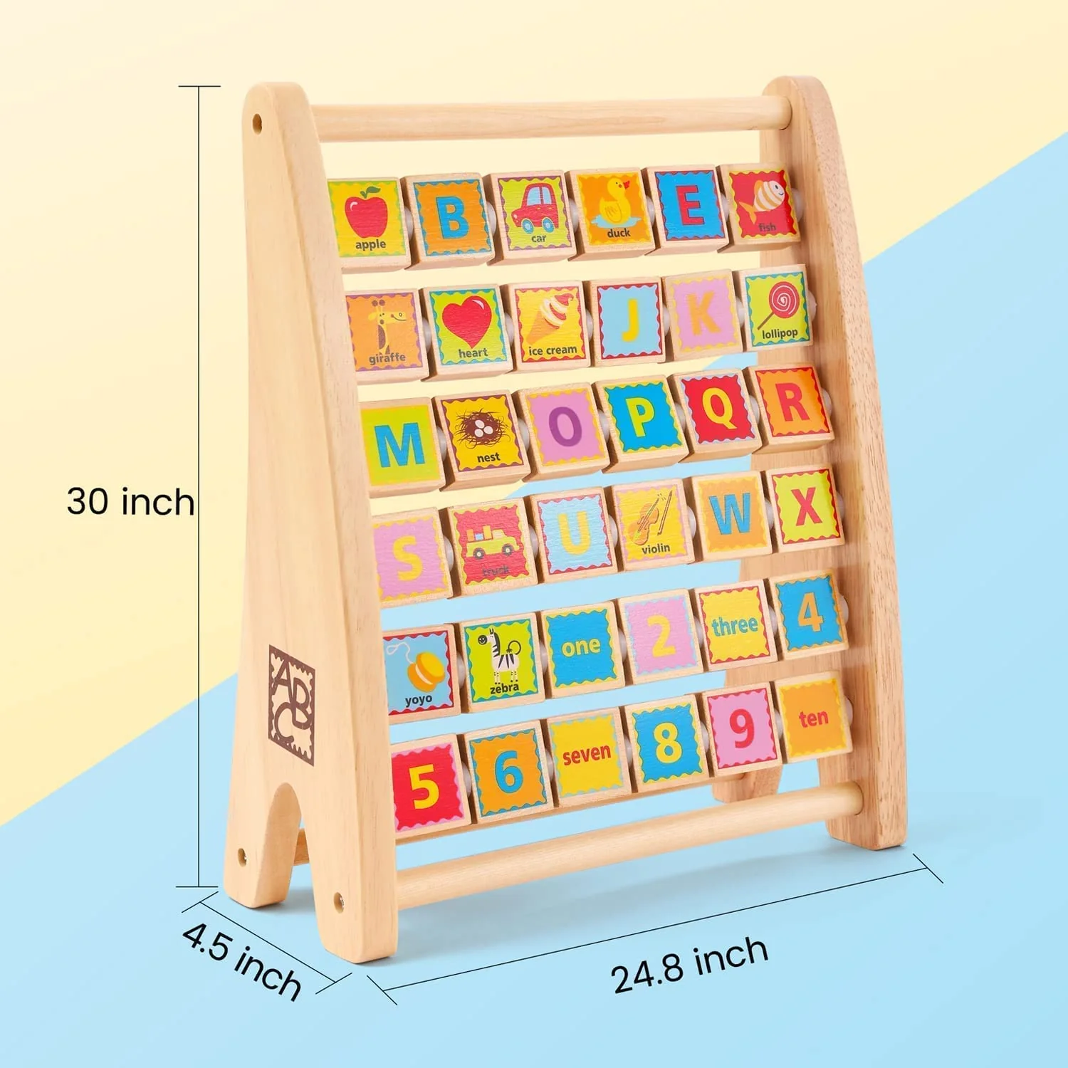 Hape Alphabet Abacus E1002 - Image 2