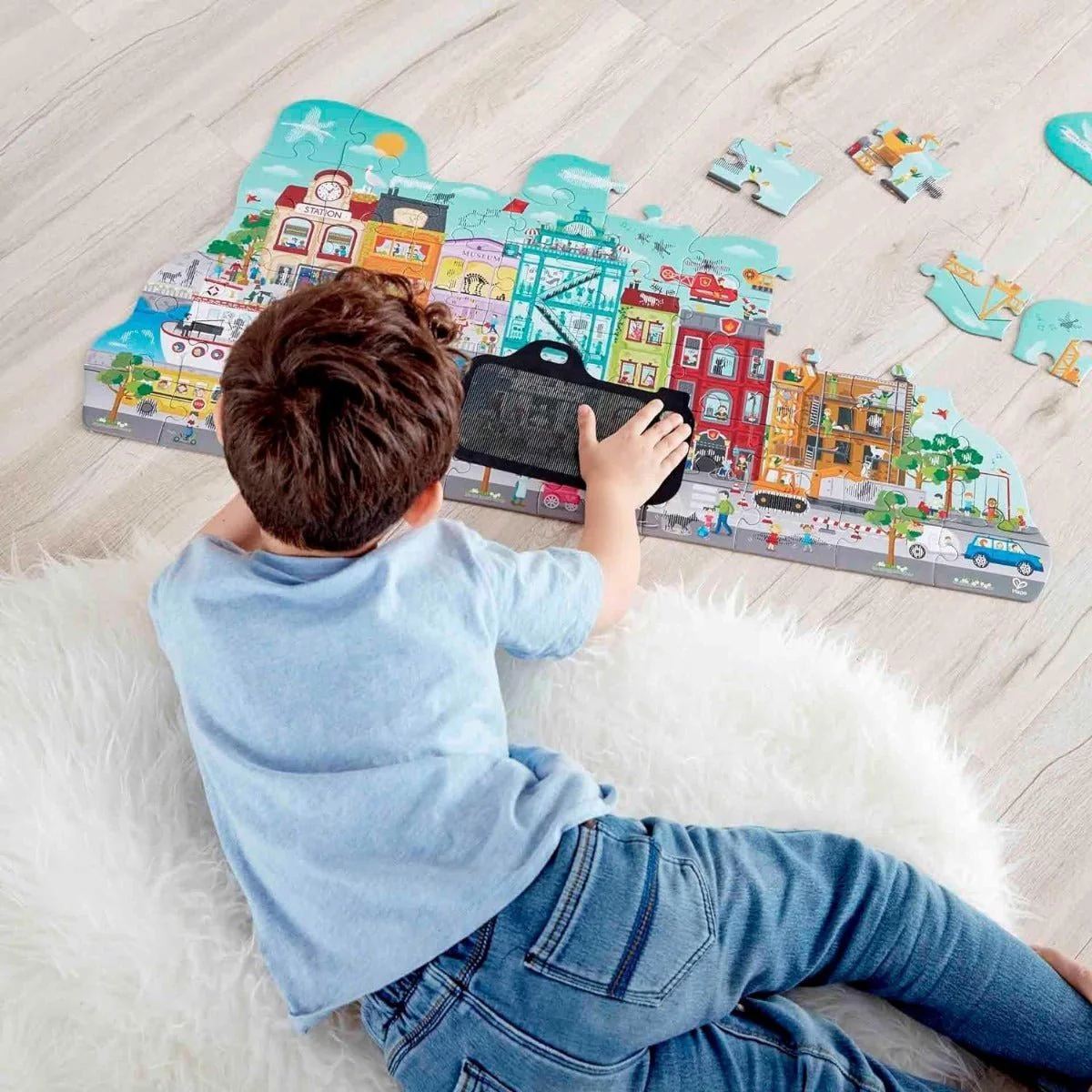Hape Animated City Puzzle E1629 - Image 3